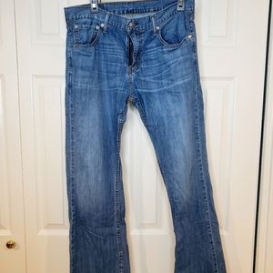 Levis 527 slim bootcut jeans